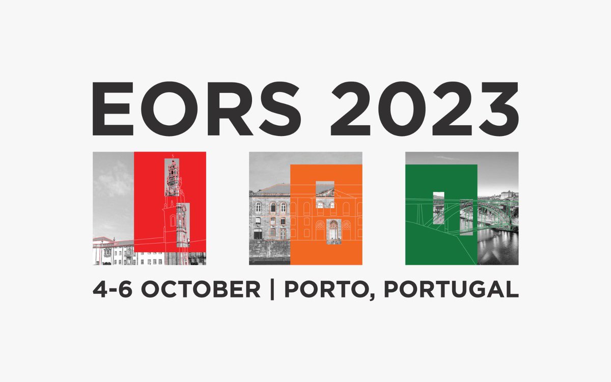 EORS 2023 is now on Twitter!! 🙌 The Conference will be organized by @3bsuminho in the beautiful city of Porto, Portugal 🇵🇹 Info about the event, speakers, and more will follow soon. Stay tuned! Visit our website: eors2023.org