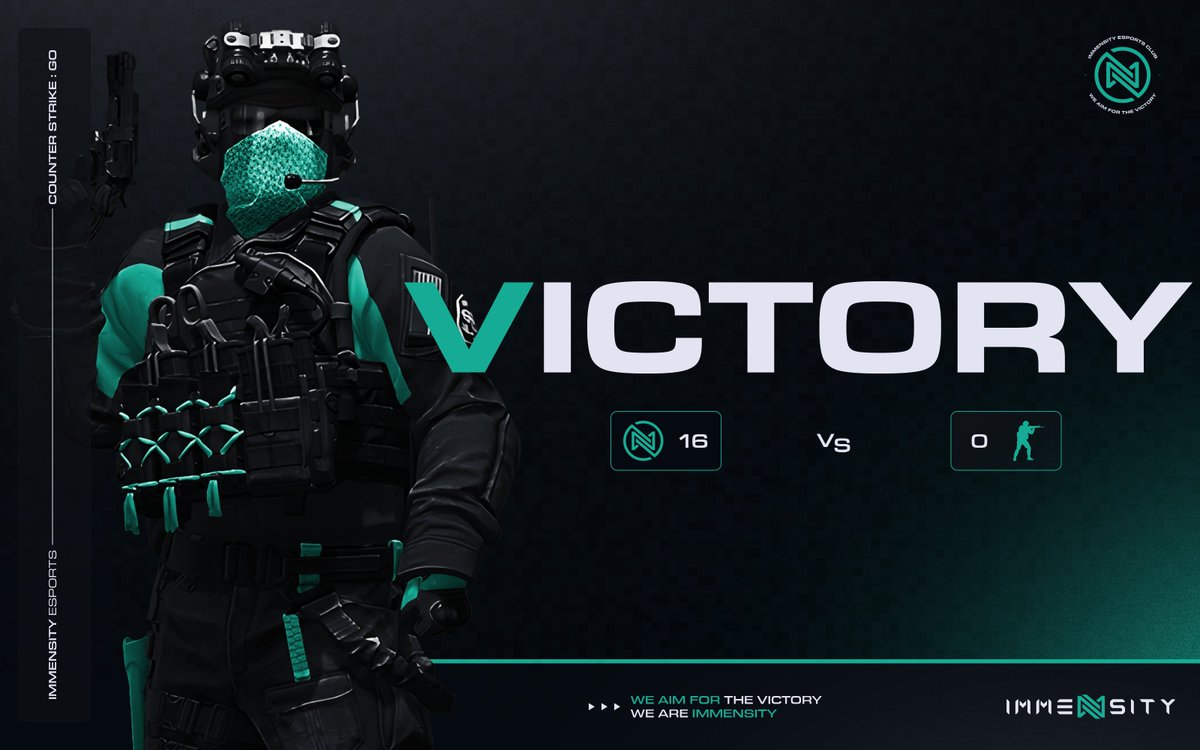 #CSGO | VICTORY 🔥

The opponent didn't have the courage to show up and we won by ff

🆚16-0 Pushing B

#WeAreImmensity #WeAimForTheVictory