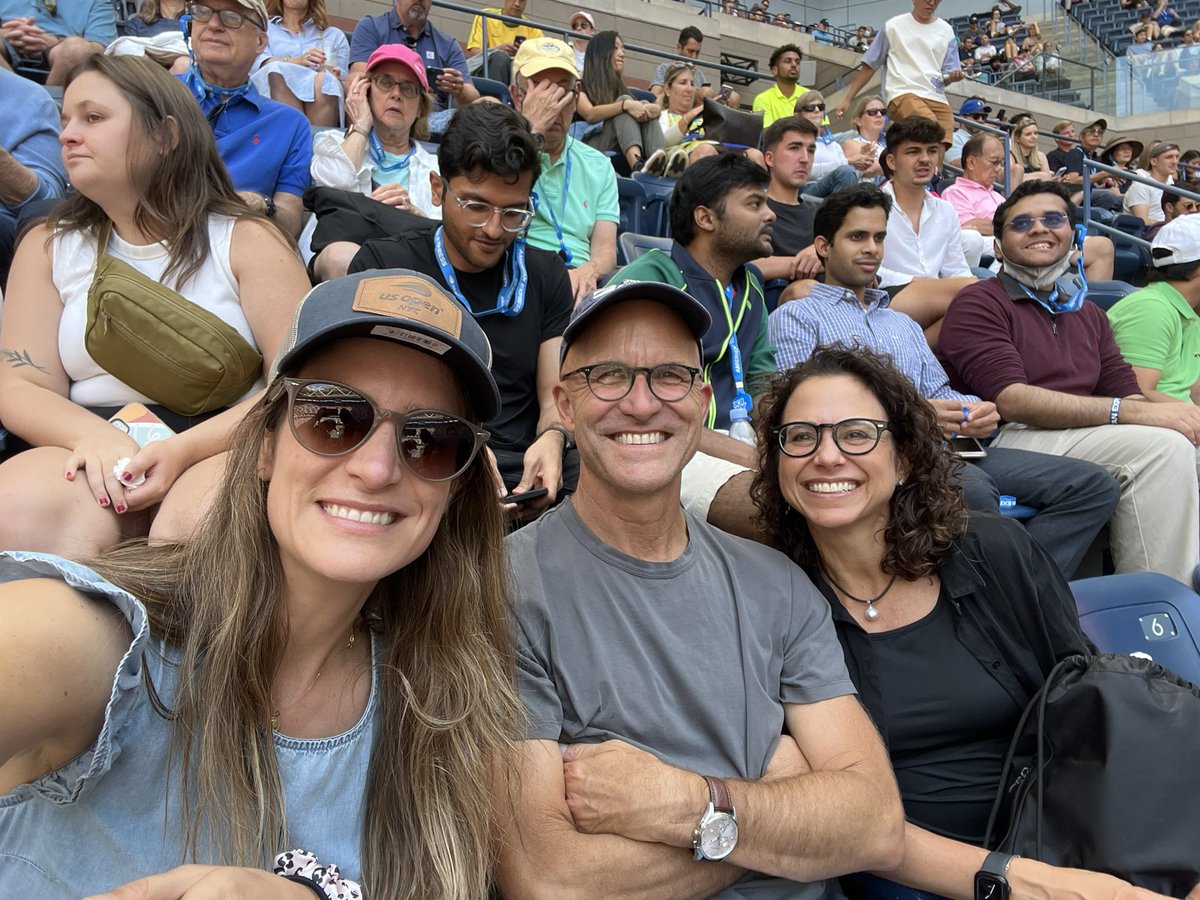 What are the chances of sitting next to an education economist at the US Open? ❤️❤️