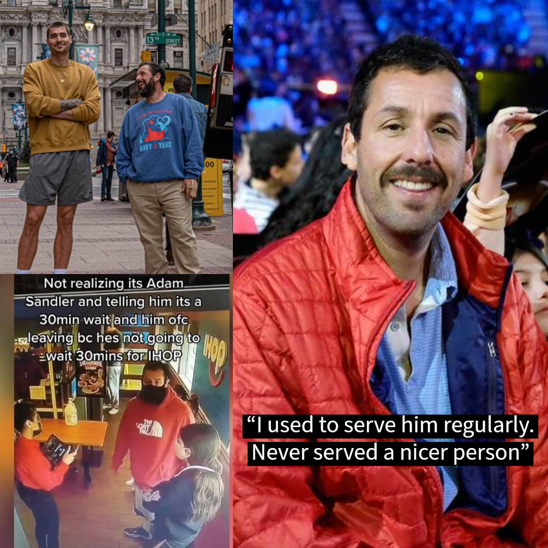 Viral: Waitress refuses to serve Sandler, then realizes who he is and apologizes bit.ly/3QhONba