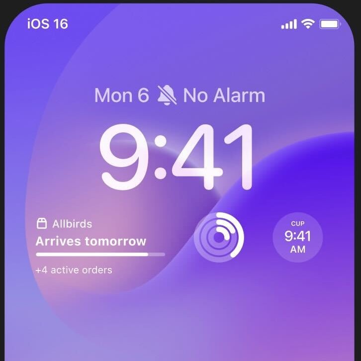 tobi's tweet photo. We will ship some great iOS16 lock screen widgets next week. This one will ship with https://t.co/SwEK4CH1F7. I'll definitely enable that https://t.co/oolLeCZKds