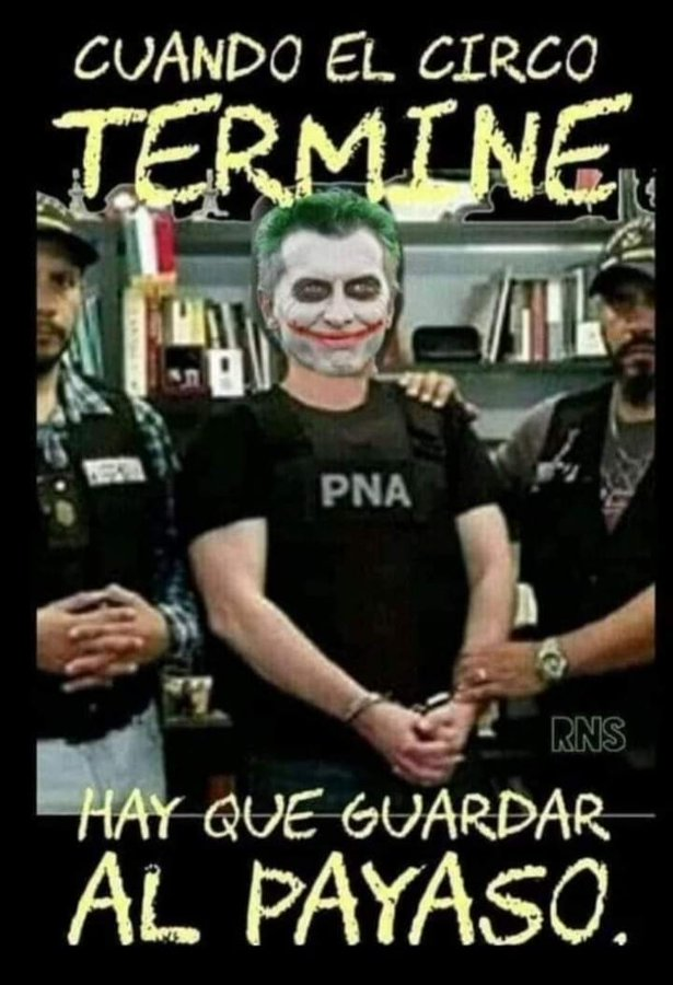 osvwal's tweet photo. Basta de payasadas.! https://t.co/2344tI7Pzt