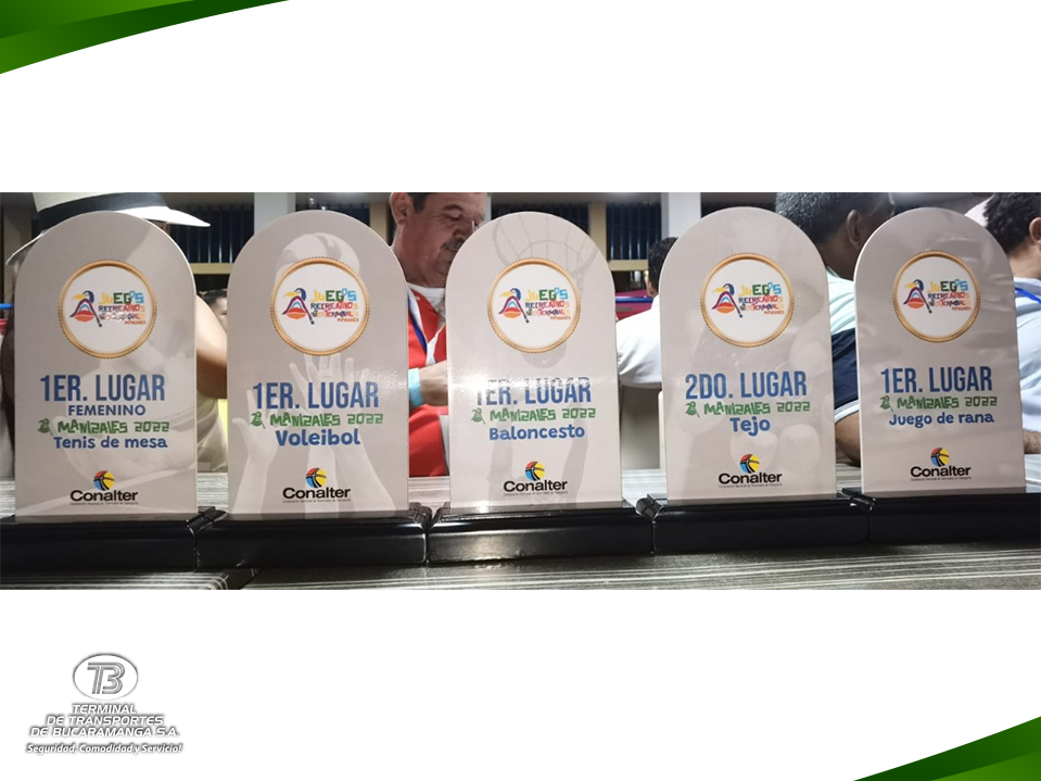 Terminaldt's tweet photo. Culminan los #Juegos #Interterminales 2022💪.
.
𝐄𝐥 𝐞𝐪𝐮𝐢𝐩𝐨 𝐝𝐞 𝐥𝐚 𝐓𝐞𝐫𝐦𝐢𝐧𝐚𝐥 𝐁𝐮𝐜𝐚𝐫𝐚𝐦𝐚𝐧𝐠𝐚, 𝐥𝐨𝐠𝐫ó 𝐬𝐞𝐫 𝐂𝐚𝐦𝐩𝐞ó𝐧 𝐆𝐞𝐧𝐞𝐫𝐚𝐥 𝐝𝐞 𝐥𝐨𝐬 𝐉𝐮𝐞𝐠𝐨𝐬.
.
#TerminalBucaramanga #Conalter #SuperTransporte #JuegosInterterminales https://t.co/lbHBzS6378