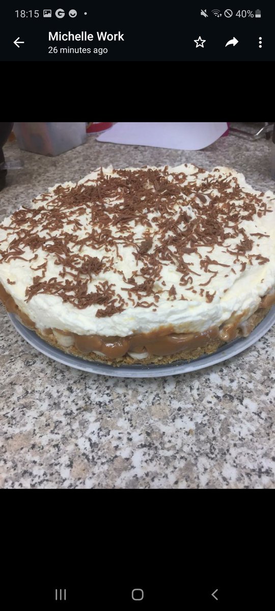 Great baking group. So lovely so see how proud the bakers were of their achievement.