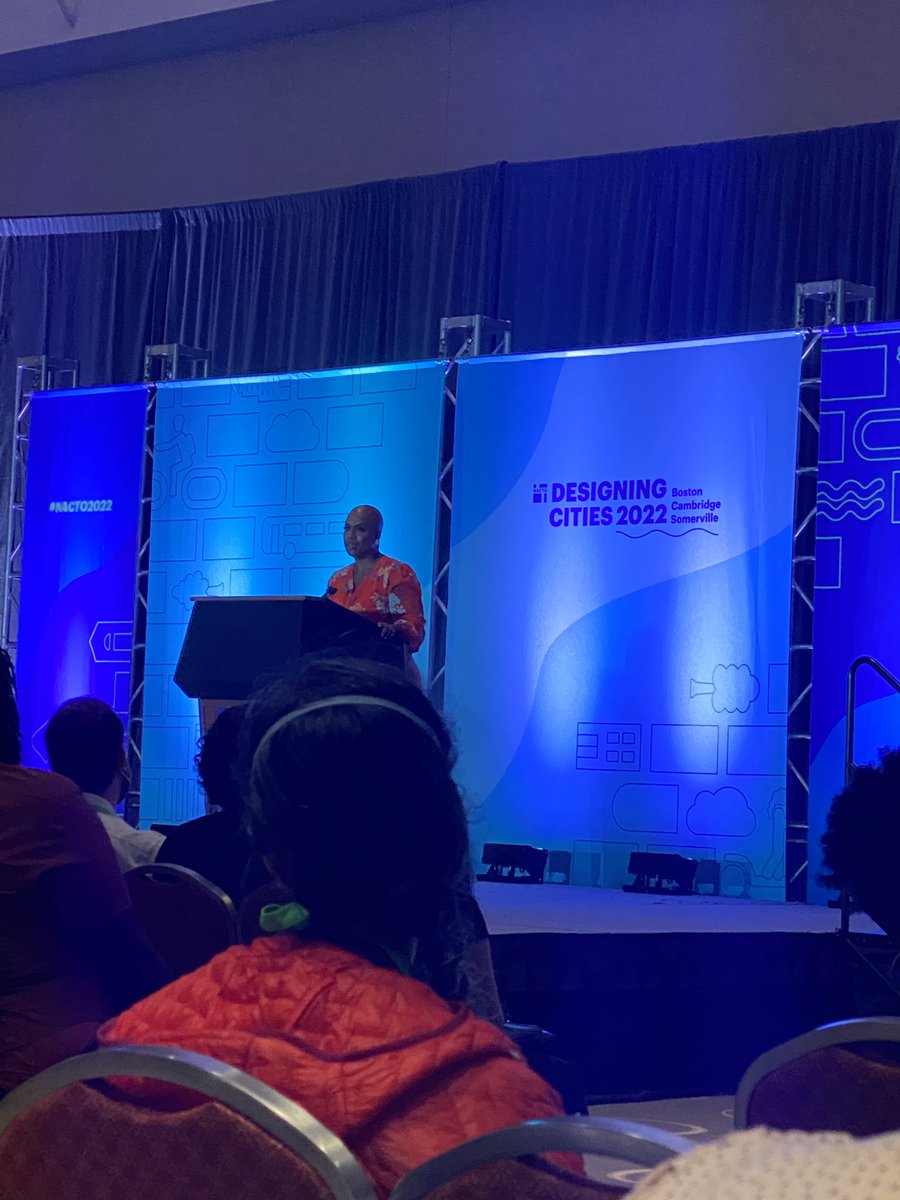 My congresswoman talking transportation 😍 <a href="/RepPressley/">Congresswoman Ayanna Pressley</a> <a href="/NACTO/">NACTO</a> #NACTO2022