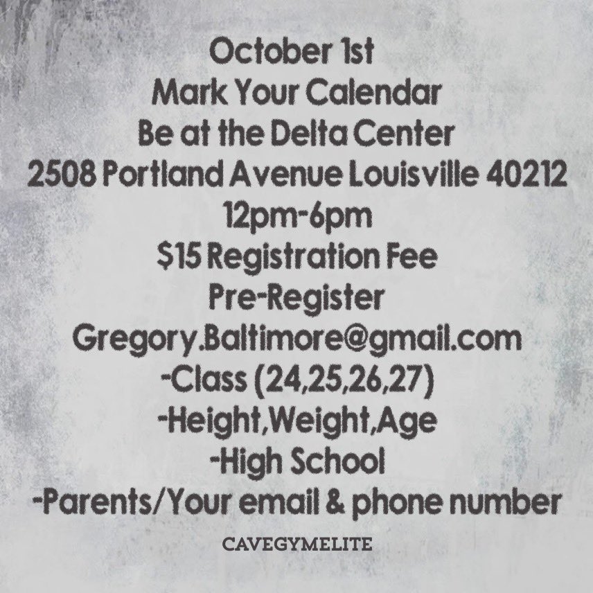 We will start at 12pm be there ready to work.. Looking for kids that want to fight and prove something. This Will Be Good Work.
<a href="/i_am_BIGWILL/">Will Holt🦍</a> <a href="/Allaboutmoney24/">Coach Ace Cave Gym Elite Basketball</a> @devonladams <a href="/weshinton83/">Wes Hinton</a> 
Coach King