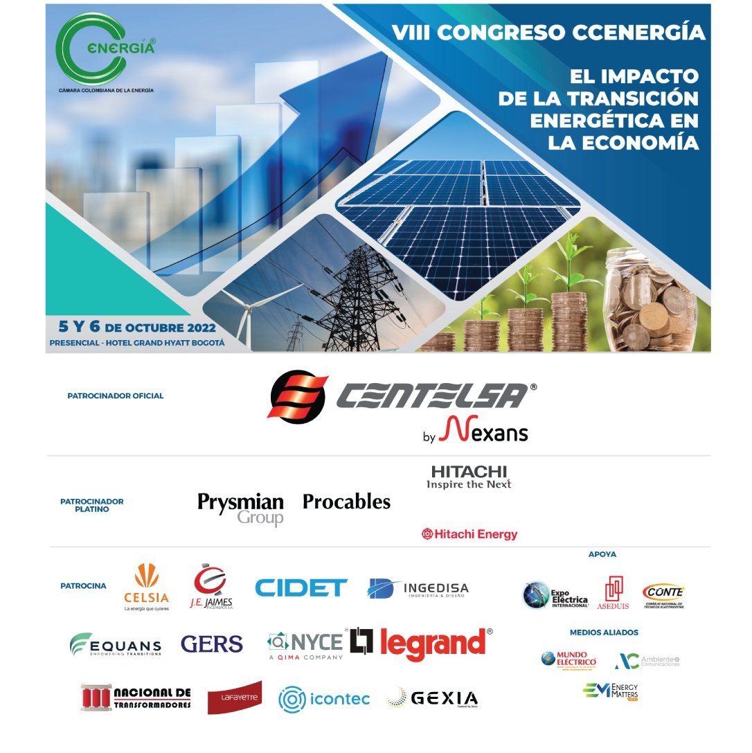 ONAC_COLOMBIA's tweet photo. Extendemos la invitación de @CC_Energia, para que participes en el VIII Congreso CCEnergía, cuyo enfoque será "El impacto de la transición energética en la economía"👌, que se llevará a cabo los días🗓️5 y 6 de octubre en la ciudad de Bogotá 📍

Más info 👉 https://t.co/cIE9ITaxrO https://t.co/XTgkVTL2TS