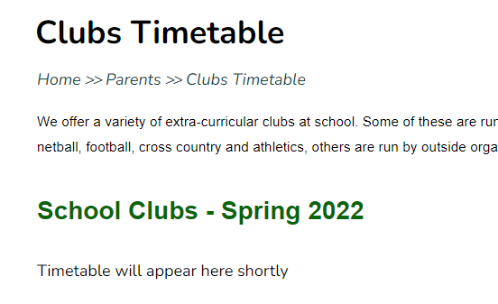 spu34dd's tweet photo. @SouthBenPri You said in this weeks newsletter that the clubs will start back up next week, could you please tell us which clubs are available. https://t.co/wmW0LfxIqm