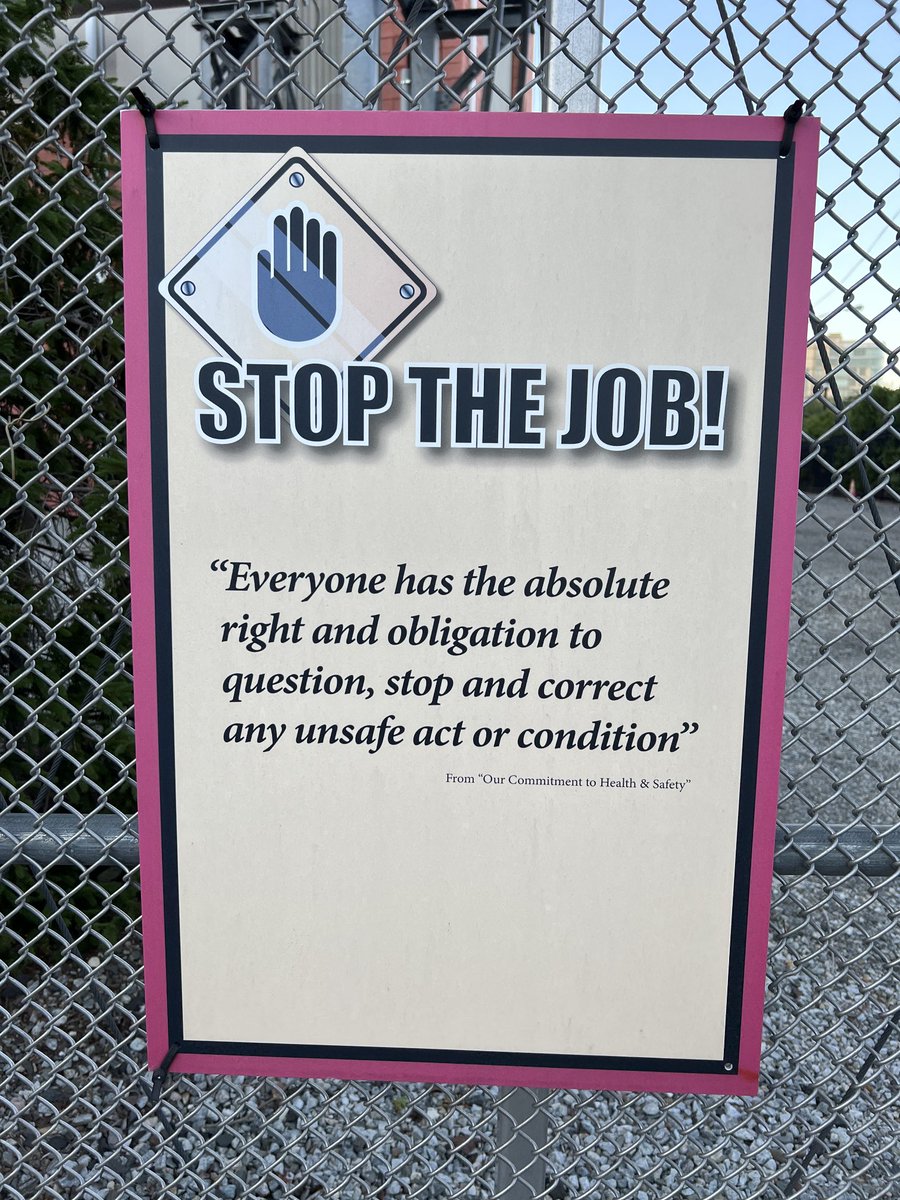 STOP THE JOB! 

Have you ever stopped the job? 
A worker? 
Had a full blown safety stand down? 

What were some crucial discussion points? 

Let us know!

#safety #construction #contech #safetytech #nycconstruction #usconstruction #allinone
