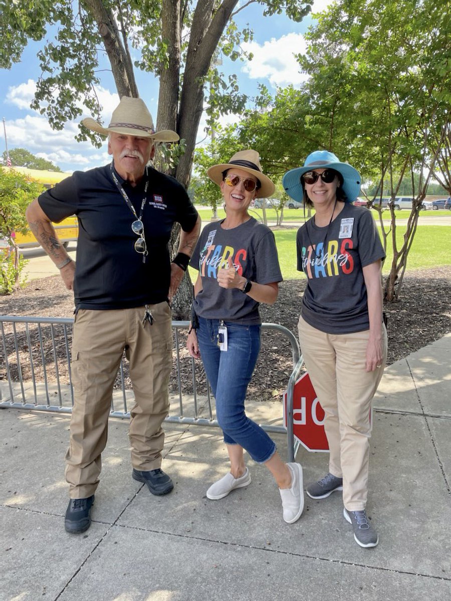 We got the memo… It was Hat Day for the carline crew! #STEAMatStribling