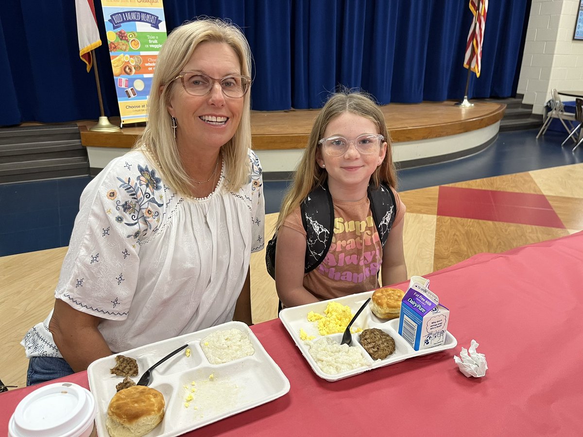 Grandparents Breakfast was a BLAST this morning! These smiles say it all! Good food, good company! Love our Jets and their Grands! ❤️✈️ #BeSomebody #GrandparentsRock