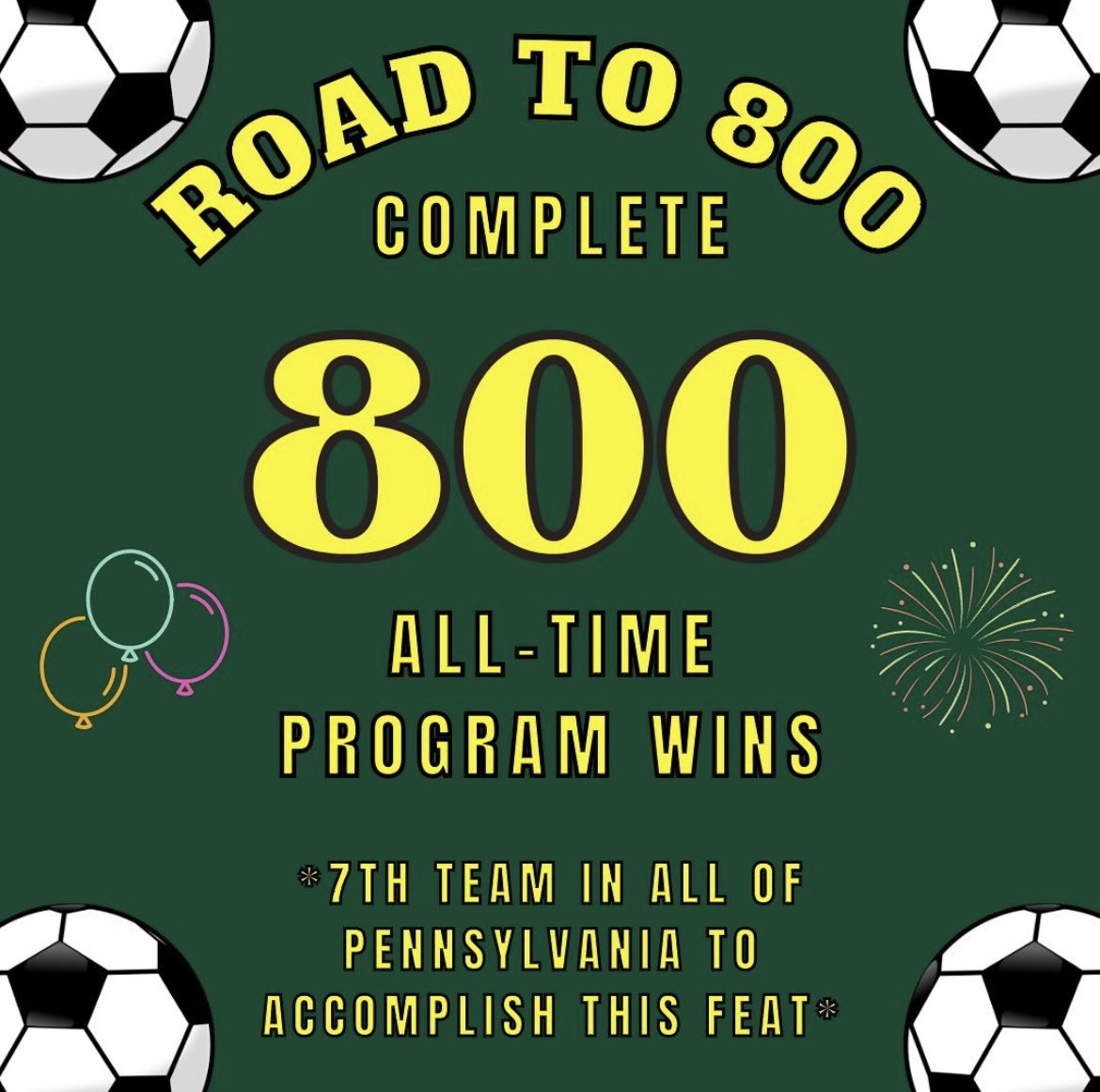 Congratulations to the hundreds of players and many coaches who helped the program reach this feat.