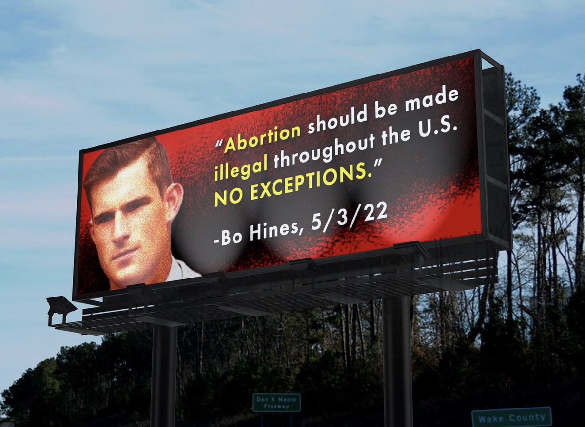 RT to help get this billboard up in NC-13 ASAP!