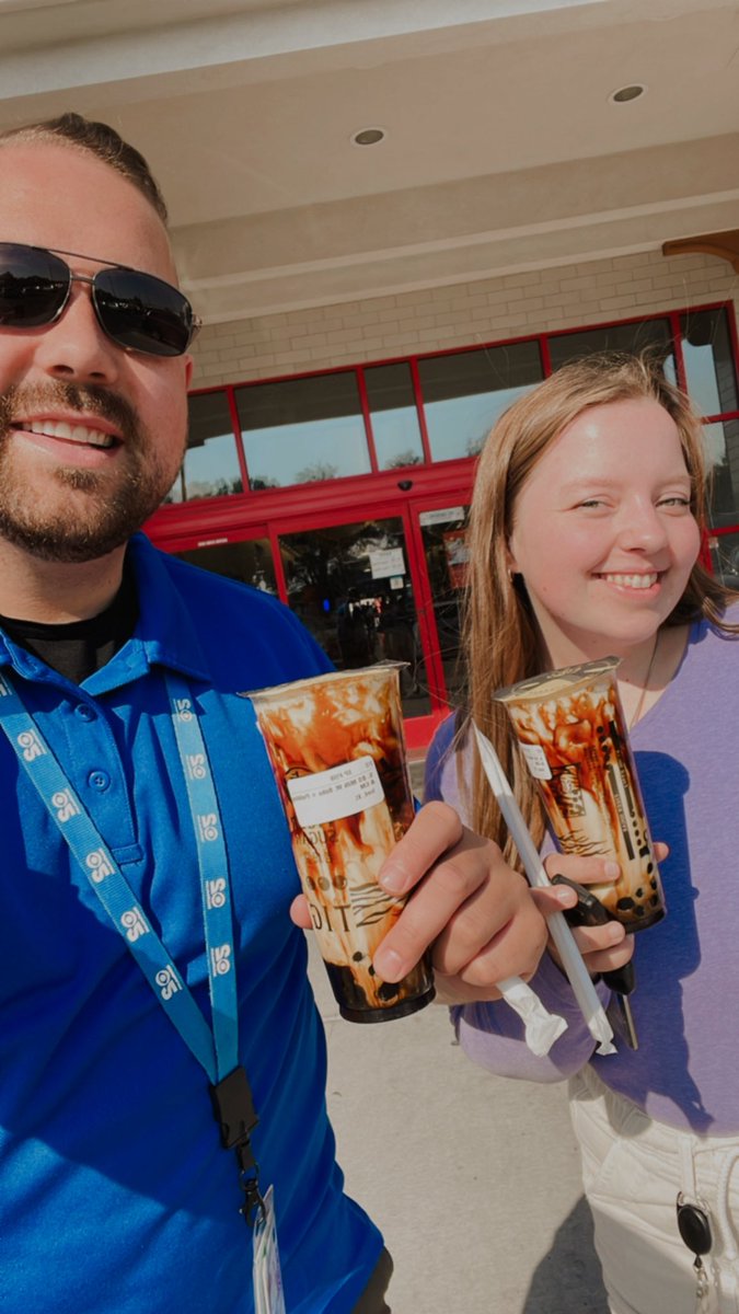 JeremyHarrisTV's tweet photo. I may or may not have run the Tahoe out of gas coming back from a story in Wendover this week, so our Friday boba tea was on me today. @kennedyderaedt @KUTV2News https://t.co/J4RDFCmc3M