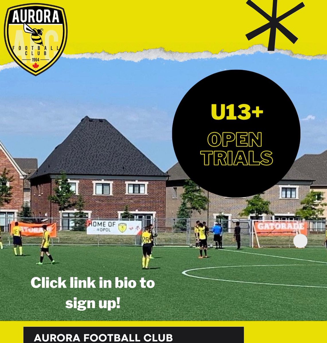 aysc64's tweet photo. 💥💥U9-U12 Open ID Sessions &amp; U13+ Rep Trials 💥💥

Aurora FC is pleased to announce our ID Sessions &amp; Trials for the upcoming 2022/23 Season.

Click link below for trial dates &amp; to sign up ✅

https://t.co/Mvx8zJJkQ2 https://t.co/NNpGdJ13xg