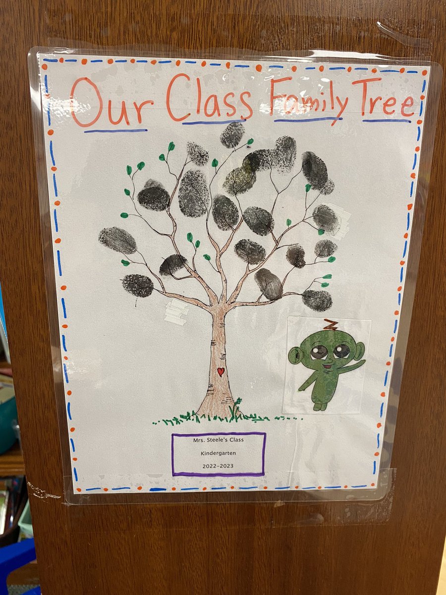 In Sanford Harmony this week, we talked about being a classroom family and made a thumbprint tree 🌳 for our classroom. #cfbproud #lavillitaleopard <a href="/LaVillitaElem/">La Villita Elementary School</a> <a href="/CFBISD/">Carrollton-Farmers Branch ISD</a>