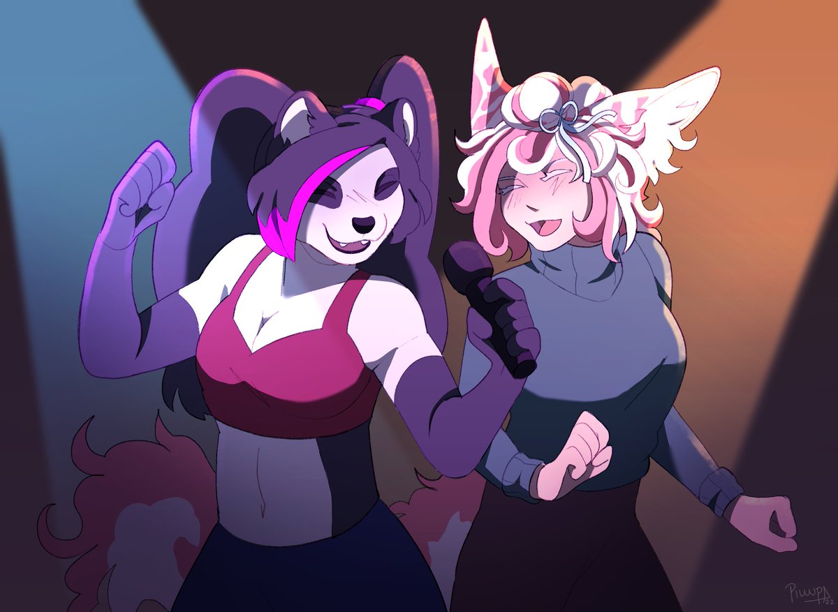 Piuwpa's tweet photo. A commission for @zotwolf and @selny99 🎵☺ https://t.co/dsLL3r5jTh
