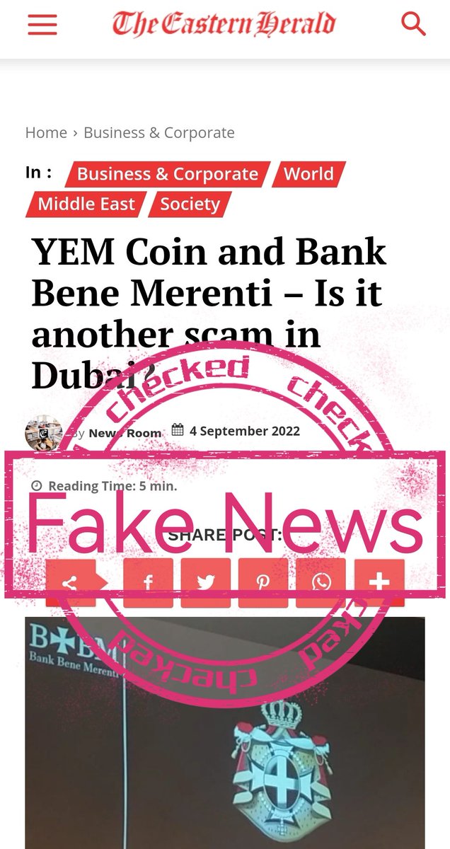 4jorge's tweet image. #FakeNews
#EcoxDubai
#TruthAboutYEM
www.truthaboutyem.com