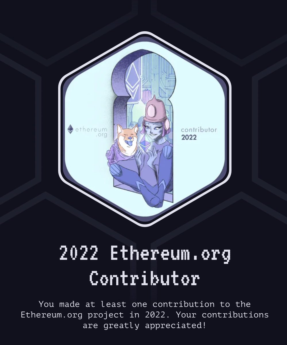 usefulETH's tweet image. Got a #POAP for my contributing to @ethereum . It’s beautiful.