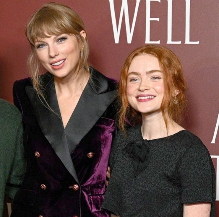 mazespider's tweet image. bendito el día que se conocieron taylor swift y sadie sink