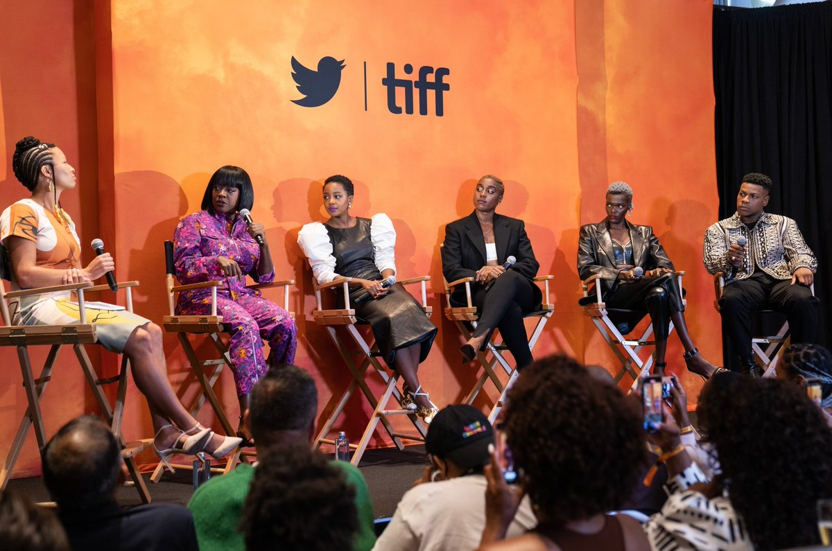allie_poehling's tweet photo. Today was my last event for @Twitter. 

To finish off with not only a packed house, but over 3 million viewers reached on our livestream - all while witnessing the powerful and necessary conversation with the cast of #TheWomanKing was something I’ll never forget. https://t.co/09481MwRMn