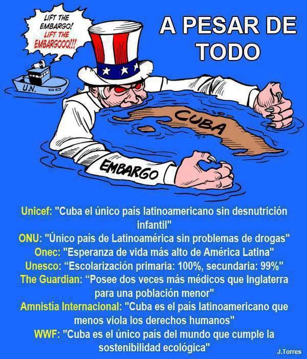Lo que le duele a los 🪱🪱 de #EEUU🇺🇸 es que #Cuba🇨🇺 a pesar de un #BloqueoGenocida se mantiene en punta dando ejemplo a seguir al resto del mundo... siempre luchando #CubaPorLaVida y #CubaPorLaPaz 
#EliminaElBloqueo 
#CubaViveYTrabajo x un futuro en paz🕊️