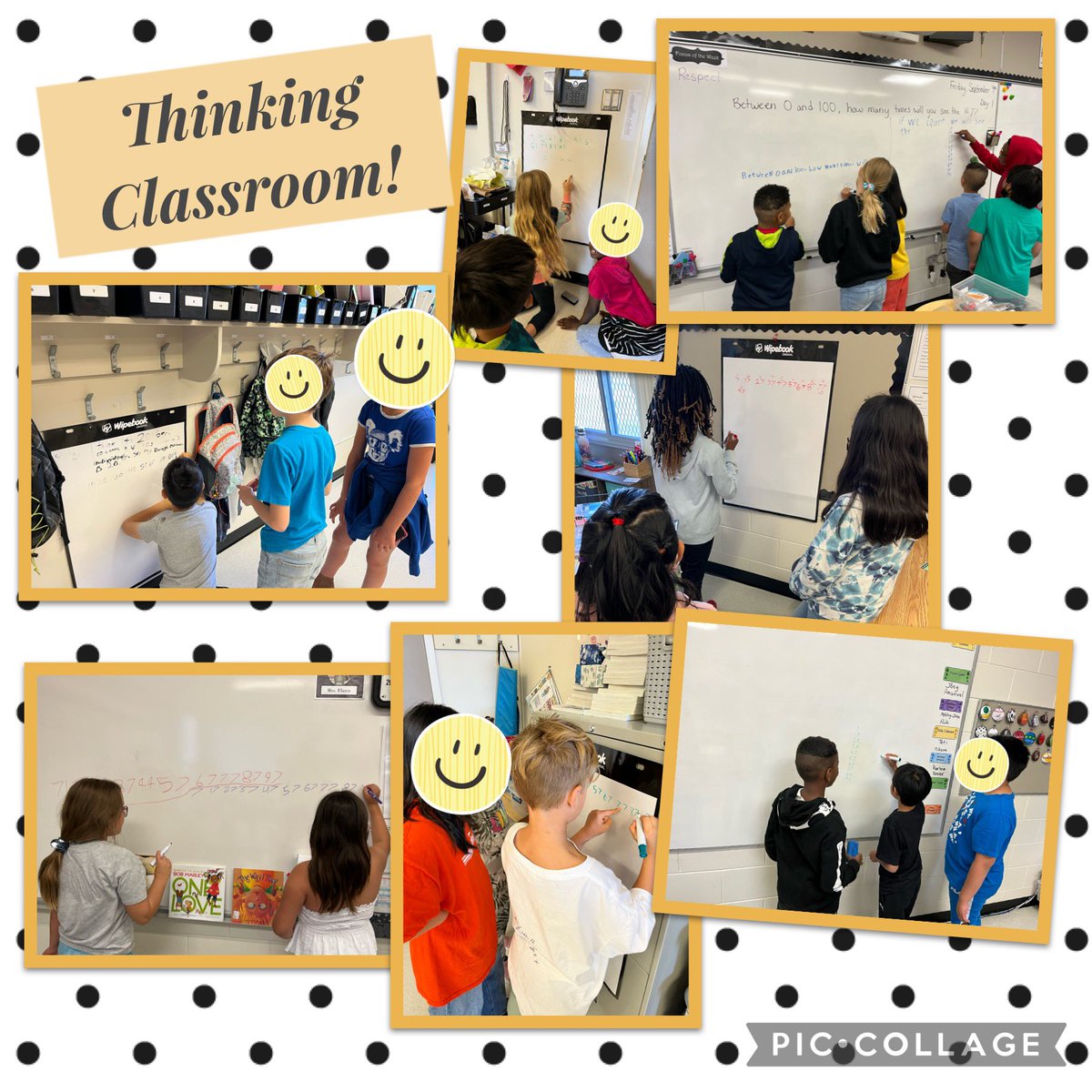 CarolynFluter's tweet photo. Nothing like a good #thinkingclassroom to get students engaged and working together! #math #interactivemath @DeshayeCatholic @RCSDmathscience @RCSD_No81 https://t.co/EPrB0AEmRE