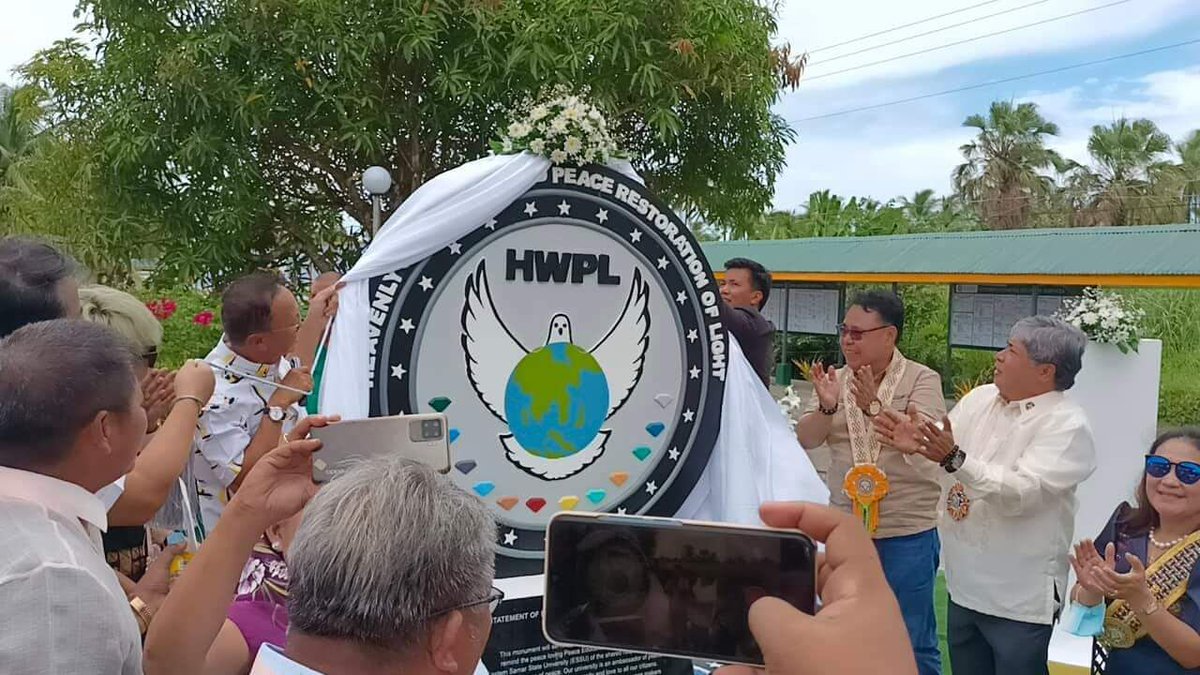 dabogmam's tweet photo. Congratulations on the Unveiling Ceremony of the HWPL-VIP Peace Monuments at Eastern Samar State University (ESSU)!
#HWPL #VIP #PeaceMonument #ESSU #PeaceIsHere #WeAreOne https://t.co/bs5TUsnAdu