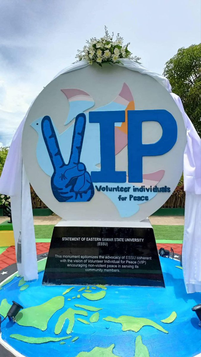dabogmam's tweet photo. Congratulations on the Unveiling Ceremony of the HWPL-VIP Peace Monuments at Eastern Samar State University (ESSU)!
#HWPL #VIP #PeaceMonument #ESSU #PeaceIsHere #WeAreOne https://t.co/bs5TUsnAdu