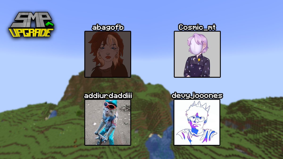 SMPUpgrade's tweet photo. Four more members to #SMPUpgrade!
Please welcome @addiurdaddiii @AbagofB @devyjooones and @cosmic_mt! https://t.co/2kyaHnaFoa