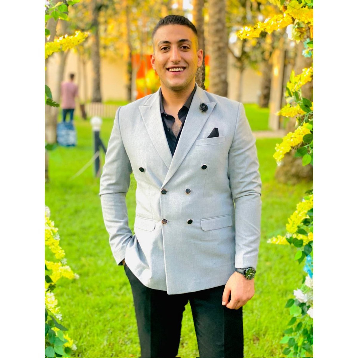 #NewProfliePic 🌙💙💙
ياريت لما اخد خطوة #الخطوبه💍🤵‍♂️
 تعملولي ضجة كبيره كدا عشان هيبقي موضوع يستاهل الضجة جامد🎊🥳 .