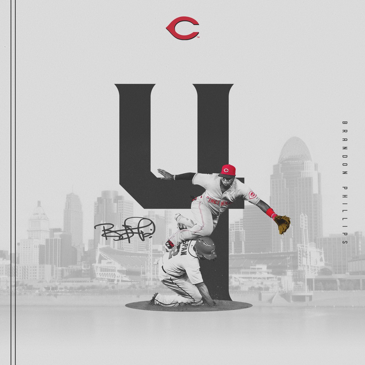 _JM82_'s tweet photo. New design featuring one of my favorite baseball players @DatDudeBP 
—
@Reds 
—
#cincinnatireds #brandonphillips #sportsdesign #sportsgraphics https://t.co/7o0Tuk1M4b