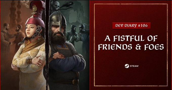 StrategiiUA's tweet photo. Новий щоденник розробників по 👑 @CrusaderKings  3
📖 Тема: Кулак друзів та недрузів

Читати українською тут 👇
https://t.co/TRbonrgNo4

#щоденникикх3 #кх3 #ck3 #CrusaderKings https://t.co/MM0fGzjhM8