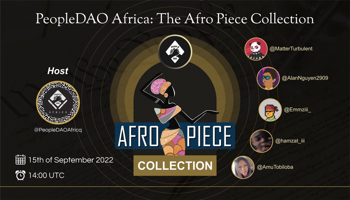 AFRO PIECE🛖NFT tweet media
