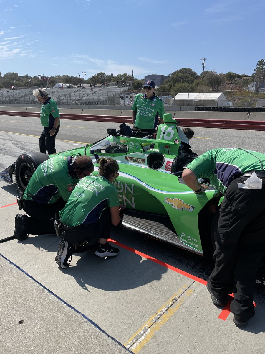 ParettaSport's tweet photo. Practice 1 β
@TurnOnGreenEV #SingingMachine @Acumatica @thehenryford @kiwico_inc @WinnebagoRVs @fiawim @chevrolet and @WeatherTechRcwy are looking good!
__
#FirestoneGP | #IndyCar | #LagunaSeca https://t.co/lOcSWc5soT