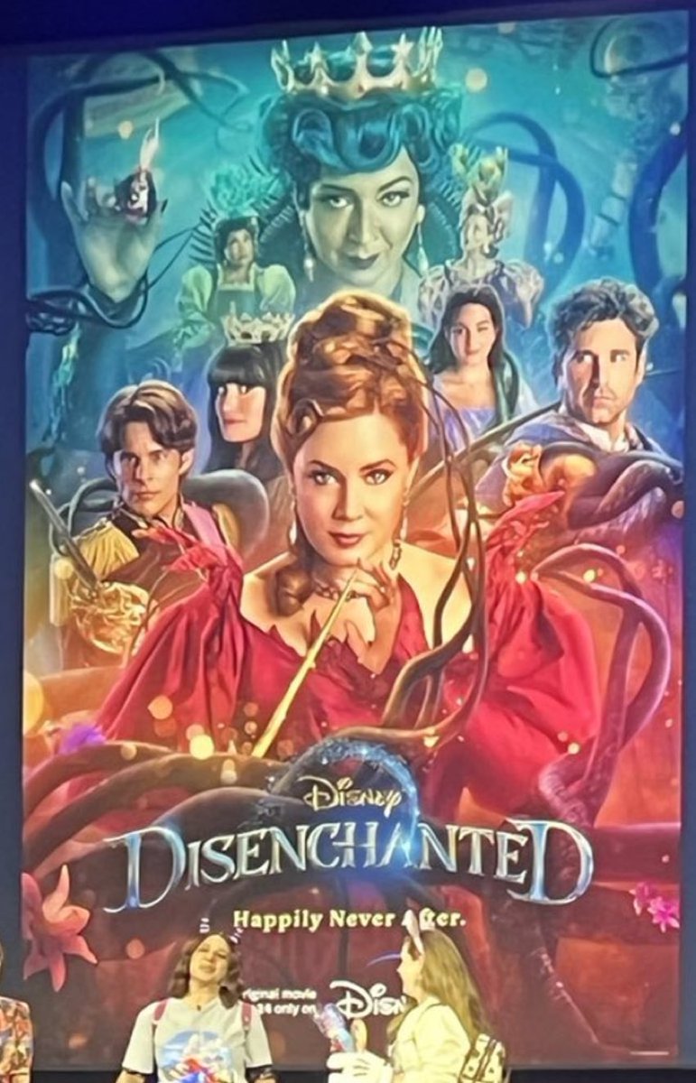 SeriesReporter's tweet photo. 🚨 NEWS
Primer PÓSTER OFICIAL de #Desencantada. ✨
#D23Expo #D23Expo2022 #Encantada2 https://t.co/PKrYQJIVRN