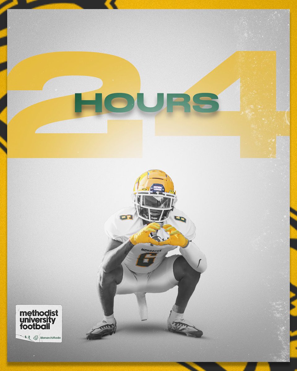 Almost that time! 24 hours til kickoff.⏳