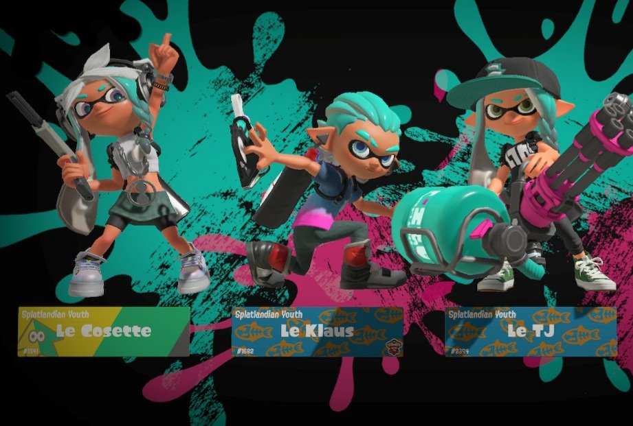 LeTJxxx's tweet photo. Many hours of fun gameplay today. Thank you everyone! #Splatoon #Splatoon3 #Nintendo #NintendoSwitch #NintendoSwitchOnline @nanamatuk @kstarisgaming @MuspellPirates #turfwar #veemo #Boyaah #LeClan https://t.co/cs448KJ5uB
