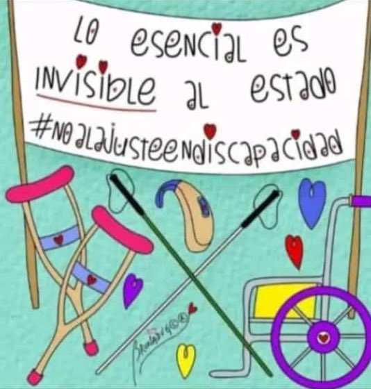 norapompis's tweet photo. Todos tenemos alguien con alguna discapacidad te pedimos que compartas … seamos su voz 🙏🏻💪🏻
#NoAlAjusteEnDiscapacidad https://t.co/z8MRzUEE3j