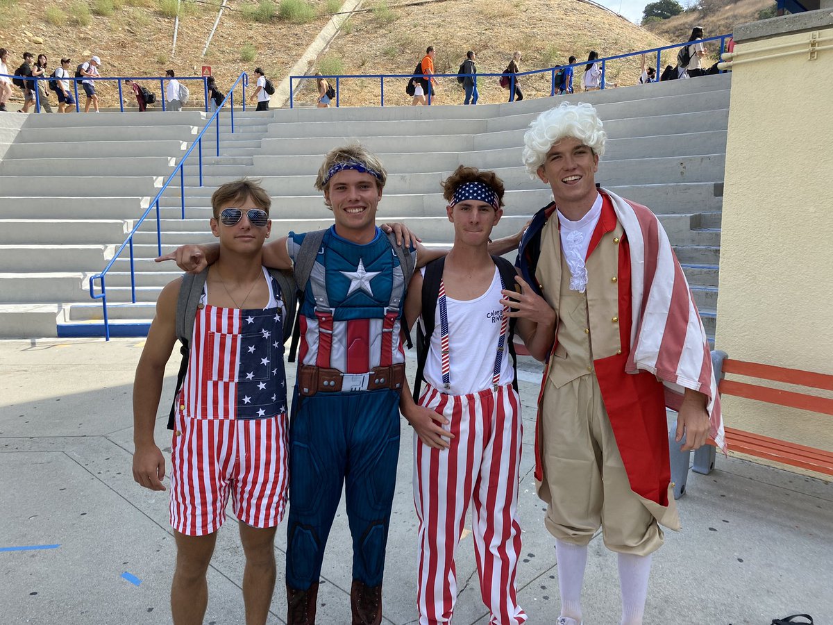 WestlakeHS_CA's tweet photo. Great day in Warrior Country. Ready for our first home football game & Never Forget 9/11 with a Red, White, & Blue themed lunch rally & BBQ (thanks CVUSD Child Nutrition). #WarriorSpirit #WarriorUp #RememberSept11 @ConejoValleyUSD https://t.co/gVrJ9dOxje