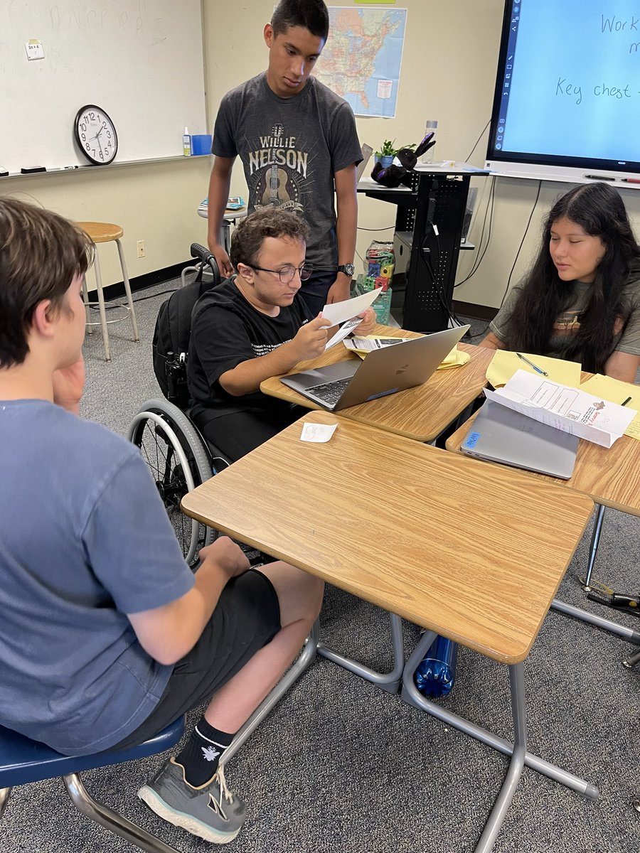 Math Can be Fun!!! This week- we Escaped by Translating Expressions and found whodunnit with a Clue Replacement Values! <a href="/arlingtontechcc/">Arlington Tech</a>