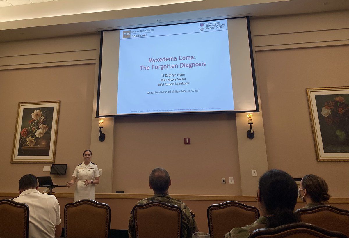 KM_Flynn's tweet photo. Don’t forget the thyroid! 

The thyroid keeps our body in check &amp; does its job so well that we forget it can be a source of undifferentiated illness

Loved sharing this presentation during the #TriServiceACP conference this week! 
@AcpNavy @AirForce_ACP @army_acp 
@wrbchiefs https://t.co/0dRW8qDJxj