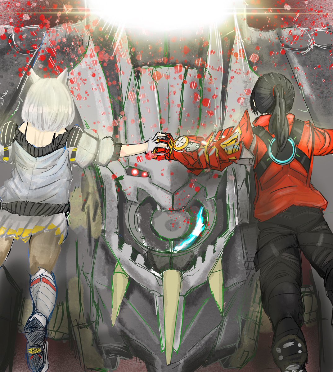 皆様おはようございますゼノブレイド3のノアくんとミオちゃんですある