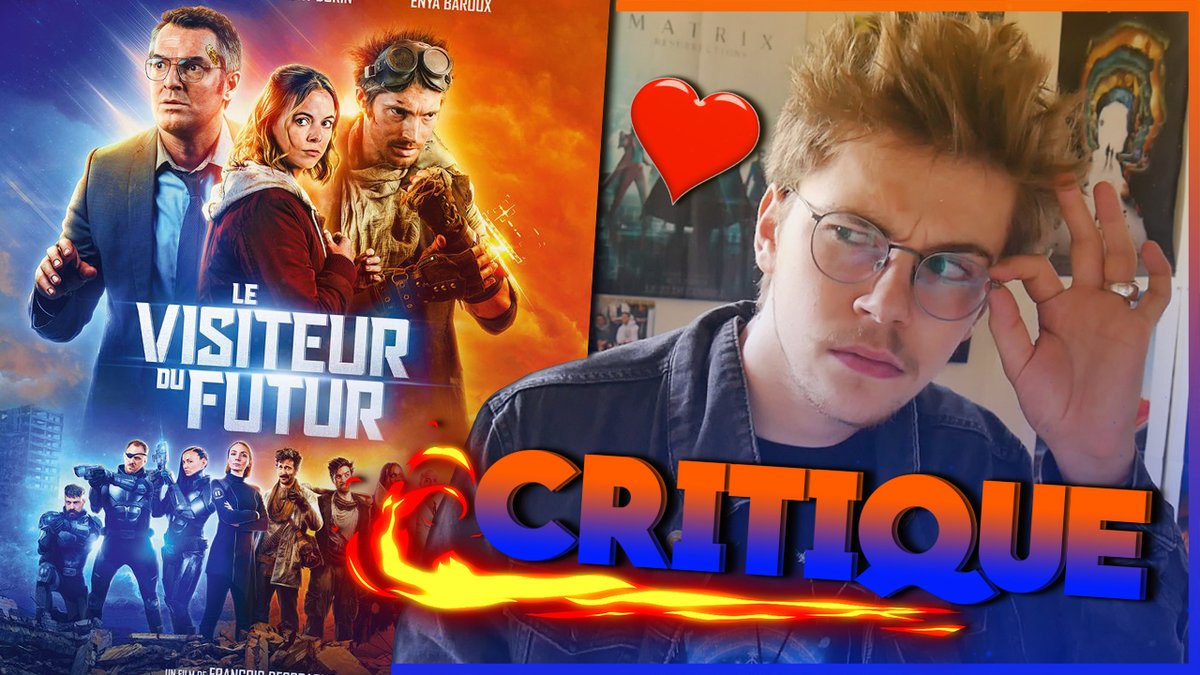 🥳NOUVELLE CRITIQUE🥳

Ou il est question de CETTE PEPITE qu'est #LeVisiteurDuFutur  de @F_Descraques ! 😎

GO LE VOIR EN SALLE ! SINON, VOILA CE QUI VA SE PASSER !🧐

⬇️LA VIDEO⬇️
youtu.be/Q4P9TmDlPTM

#CinémaFrançais #ScienceFiction #Comédie #PépiteDeCinéma 

RT & Like 🙏❤️