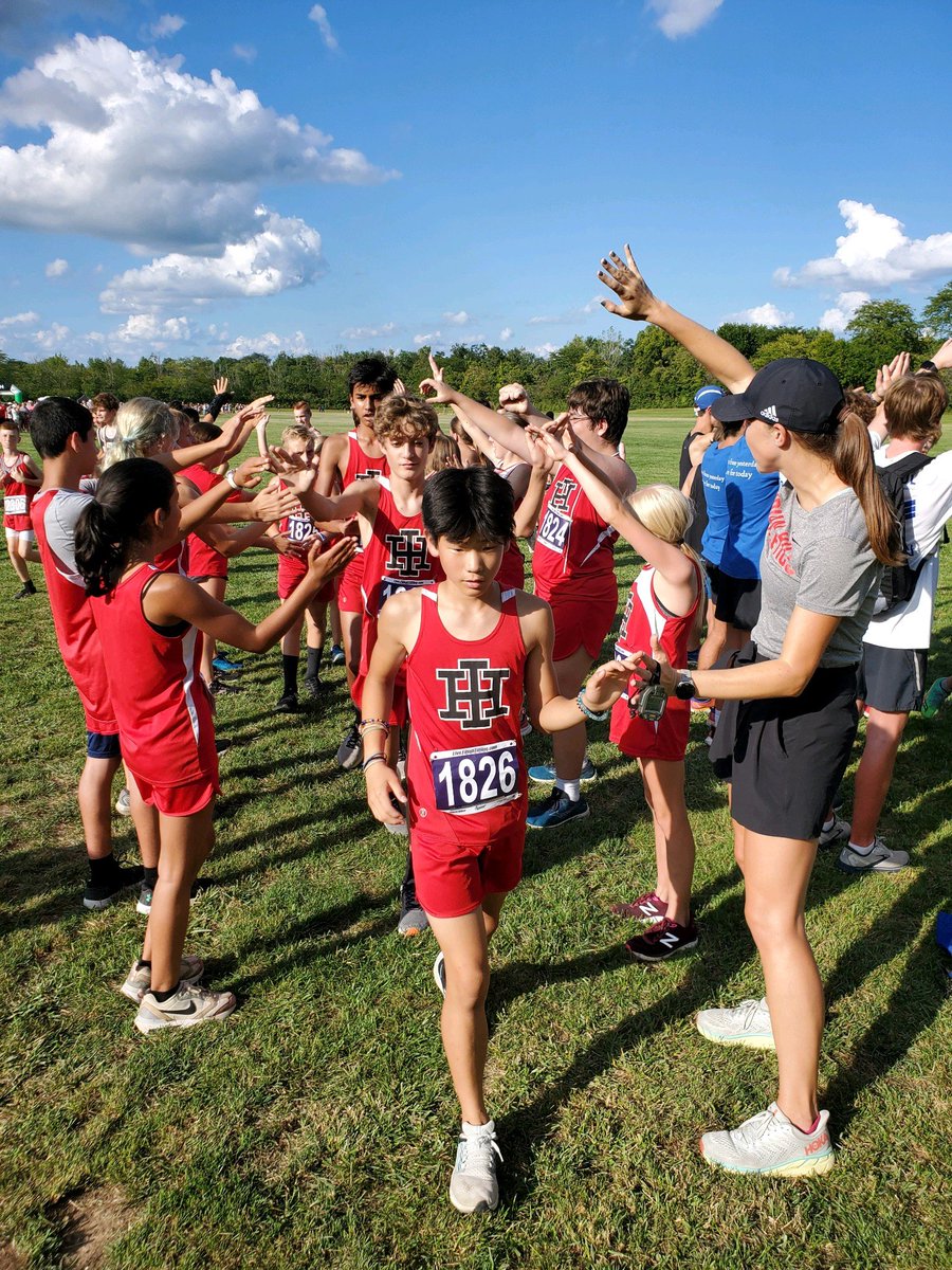 IHMcCarthMath's tweet photo. MS Cross Country at the Mason Invitational today! We ran hard, chased those PRs, and celebrated out teammates along the way. @ihbravesad #IHPromise https://t.co/HIWvdhSrTC