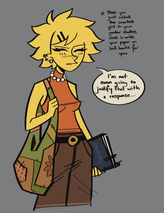 lisa but as an overachieving college student pursuing BFA jazz at a liberal arts school #TheSimpsons 