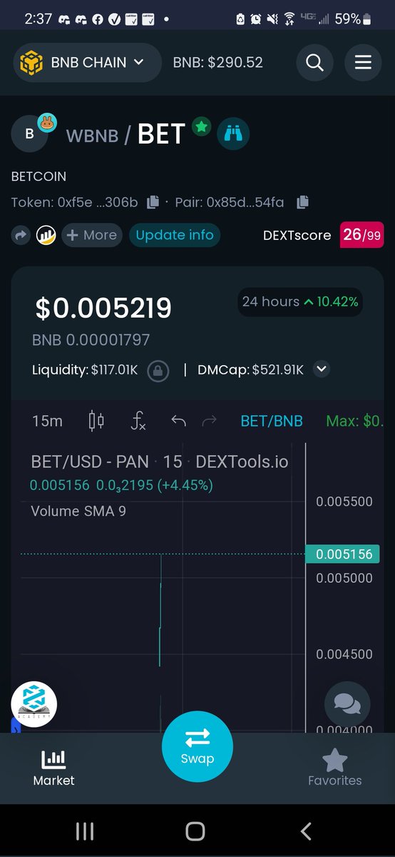 ScottS1416's tweet photo. #Betcoin just launched on PCS. This is going to be a great hold. Think it could be a mooner. 

0xf5E1c367D2E41b9143937aD17Da6D53aBBBC306B

https://t.co/G9RsKZVd4W

Lfg @Betcoinfund https://t.co/edz3yWia8Z