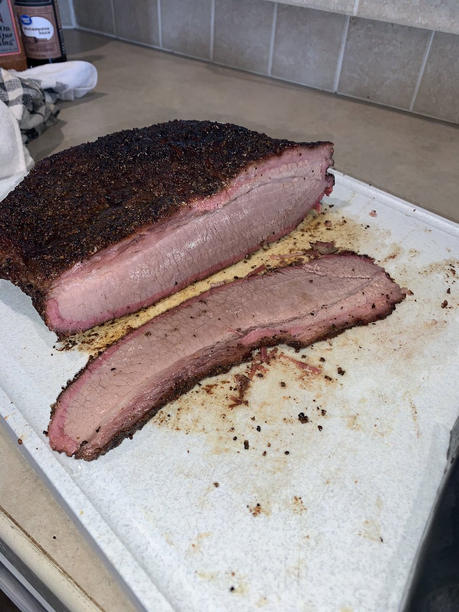 williamduces's tweet photo. Cooked momma a brisket for her birthday! it turned out great @SMcklintic https://t.co/QHIxR6ZogE