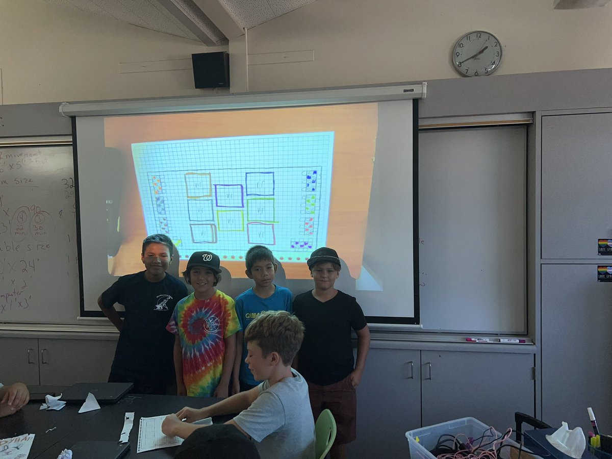 The Virtual Reality elective class is designing and presenting their VR lab prototypes and giving specific, helpful, and kind feedback. Their feedback and focus are unbelievable! #WeAreVida <a href="/VIDASHARKS/">VIDA (6-8 Magnet)</a>