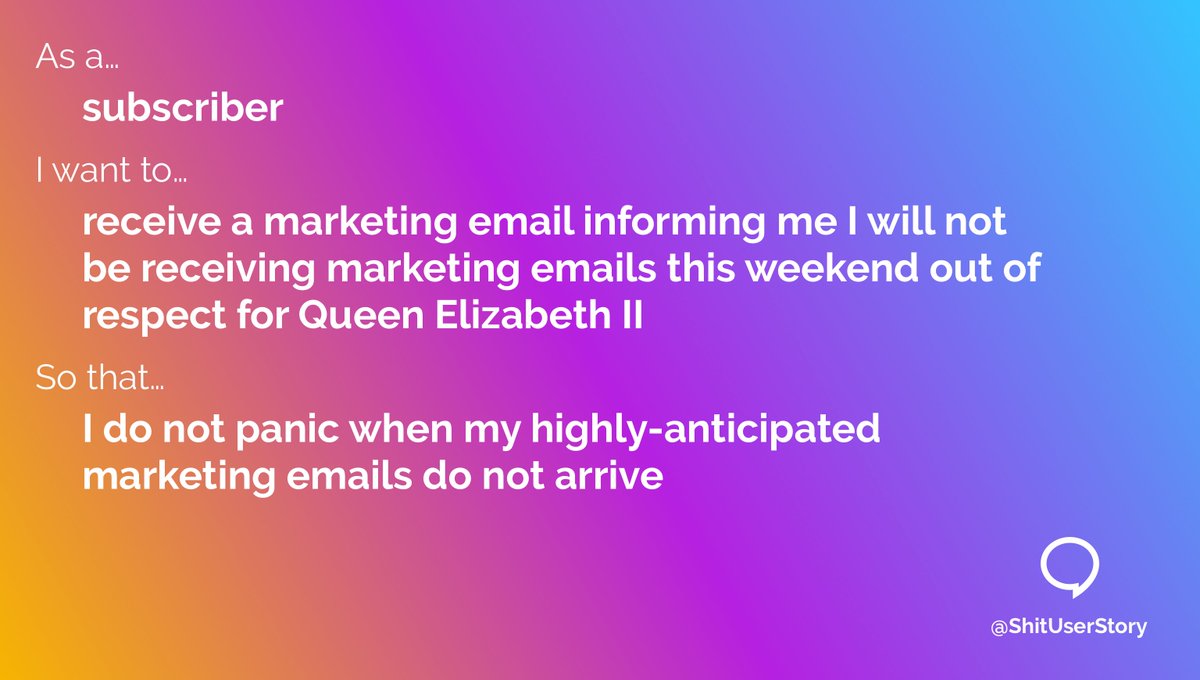 Shit User Story tweet media